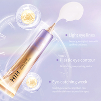 Crème Contour des Yeux Végétalienne au Rétinol HIH Marque Privée, Élimine les Cernes et les Poches, Antirides Anti-Âge, pour le Soin du Visage