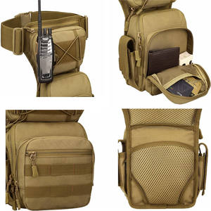 Riñonera táctica para muslo y pierna caída, riñonera multifuncional para motocicleta, carreras, bicicleta, ciclismo, senderismo, equitación - Product Image 4