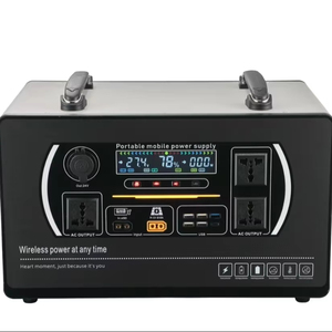 Pure Sine Wave AC Rechargeable Solar Panel Portable Power Station 500w 2000w 3000w Outdoor <b>Camping</b> Travel Power Supply - Product Image 1