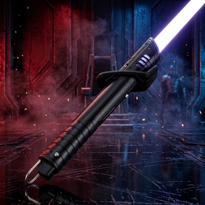 LGTsaber <span class=keywords><strong>Darksaber</strong></span> Económico, Sable de Luz Baselit RGB con Movimiento Suave Force FX para Cosplay y Duelos - Product Image 1