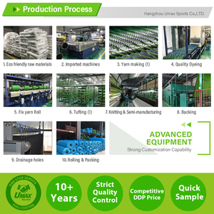 Césped Artificial de Simulación Verde Directo de Fábrica, Alfombra de Césped para Gimnasio, Pista de Trineo, Calidad Premium, Logotipo Personalizado OEM, Tapete de Césped para Gimnasio para Deportes - Product Image 5