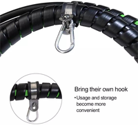 Cordon électrique chauffant en spirale 3 en 1 avec âme en cuivre ABS, assemblages de tuyaux d'air en caoutchouc et de flexibles tressés en polyester, cordon de remorque SAE J1402