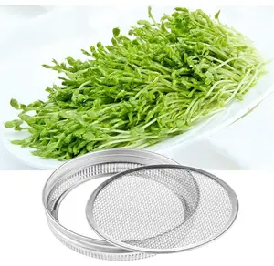 Wire Mesh Filter Disc Stainless Steel Mason Jar Sprouting Lids