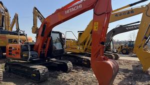 Mini machine japonaise originale 12 tonnes Excavatrice d'occasion HITACHI ZX120 Digger Construction Marque célèbre Bonne condition - Product Image 2