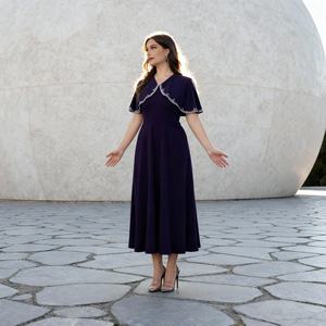 Robe Abaya élégante en polyester de haute qualité, style nouveau, sur mesure, vente en gros, pour femmes musulmanes - Product Image 1