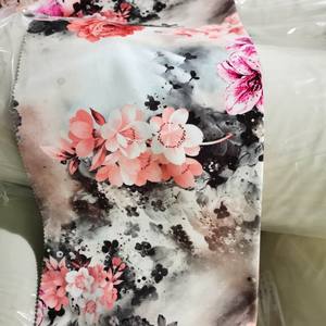 Funda de cojín de tela de rayón estampada, tela de tapicerí<span class=keywords><strong>a</strong></span> de sofá de terciopelo - Product Image 5