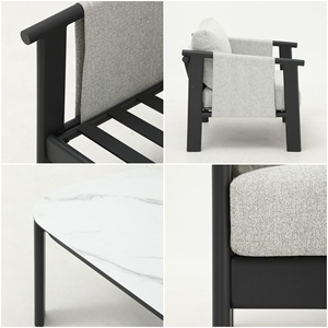 Canapé <span class=keywords><strong>de</strong></span> patio <span class=keywords><strong>de</strong></span> luxe sur mesure OEM ODM, mobilier <span class=keywords><strong>de</strong></span> <span class=keywords><strong>jardin</strong></span> en aluminium, canapé <span class=keywords><strong>de</strong></span> patio extérieur moderne, ensemble <span class=keywords><strong>de</strong></span> canapés <span class=keywords><strong>de</strong></span> <span class=keywords><strong>salon</strong></span> extérieur - Product Image 5