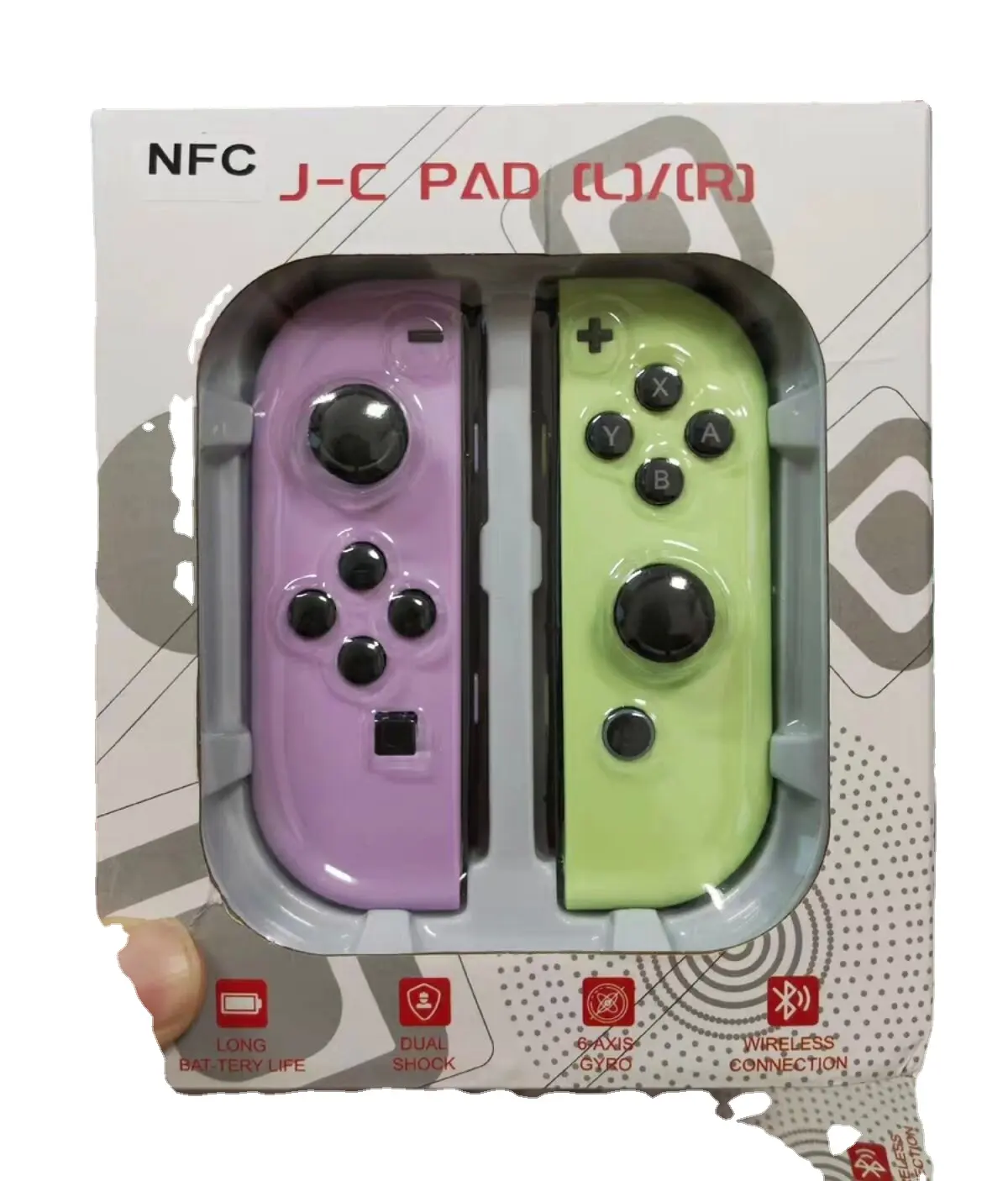 Sw-itch dedizierte Pro Nint-endo NS Spielkonsole Bluetooth verkabelt PC blau grün rosa Gaming-Desktop-Griff
