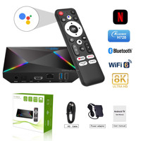 Boîtier TV Android 14 Mortal R69 Plus H728 WiFi 6 8K UHD IPTV NF OTT Lecteur multimédia en streaming Boîtier TV intelligent