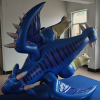 BeiLe Taille Personnalisée Couleur PVC Bleu Dragon Gonflable. gonflable Dragon Fille Poupée avec Sph.adversting Équipement Dragon Poupée