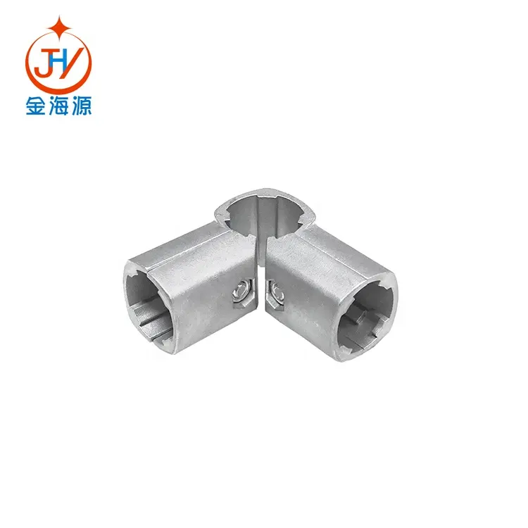 Harga Industri Cina Pipa Aluminium Bulat Sambungan Tabung Konektor AL-4 untuk Bingkai Hijau Pipa Aluminium Fifting