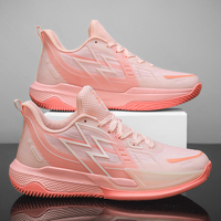 Chaussures de basket-ball absorbant les chocs antidérapantes résistantes à l'usure de haute qualité doublure en maille lumineuse mode tendance Style de marche