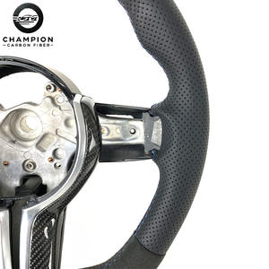 BMW için karbon Fiber direksiyon M2 M3 M4 F10 F11 F12 F15 F16 F20 F21 F22 F30 F31 F32 F34 otomotiv iç - Product Image 3