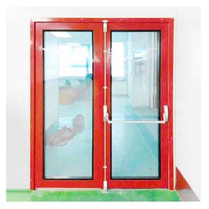 Porte en acier coupe-feu avec panneau de <span class=keywords><strong>vision</strong></span> et barre anti-panique, portes et cadres d'hôtel 60 minutes de résistance au feu, porte coupe-feu - Product Image 6