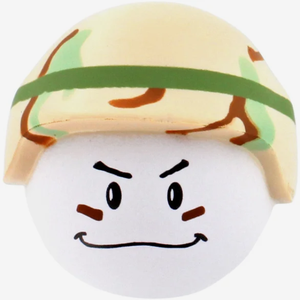 Ballons anti-stress personnalisés Captain Smile avec logo imprimé, jouet à presser visage souriant, cadeau promotionnel en gros - Product Image 1