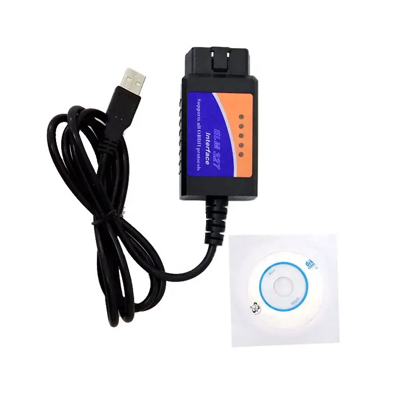 Acardiag USB الماسح الضوئي V1.5 OBDII OBD 2 II الماسح الضوئي سيارة التشخيص 2017 المبيعات الساخنة الدردار 327 USB ELM327