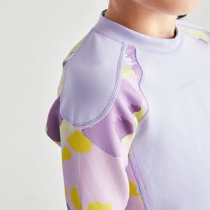 Protection solaire professionnelle pour enfants pour la natation, maillot de bain à manches longues pour filles, maillot de bain pour filles de 6 à 13 ans, combinaison de surf - Product Image 5