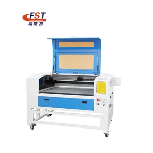 Máy Cắt Laser FST 6090 60 Watt 80 Watt 100 Watt 130 Watt Máy Khắc Laser Co2 Với Hệ Thống Điều Khiển Ngoại Tuyến Ruida