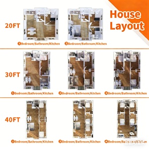 <span class=keywords><strong>Casa</strong></span> Contenedor Expandible Moderna con Dormitorio Privado de Techo a Piso de Cristal, <span class=keywords><strong>Casa</strong></span> Pequeña Modular Prefabricada para Jardín <span class=keywords><strong>o</strong></span> Vacaciones - Product Image 5