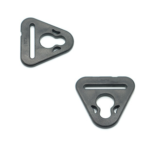 Plastic D <b>Ring</b> Triangular Buckle 26mm For Stroller Seat Adjustment 9kg Load Bearing - Product Image 1