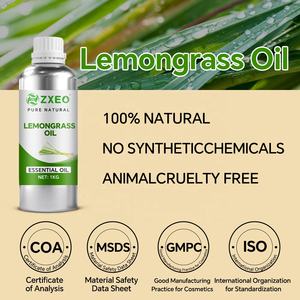 レモングラス植物エッセンシャルオイル皮毛アロマセラピーオイル100% 純粋なレモングラス植物オイル蚊忌避剤 - Product Image 4