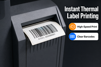 Báscula Digital POS LongFly A150L con Impresora de Etiquetas Térmicas, 32G de Almacenamiento, OEM/ODM para Tiendas de Abarrotes y Supermercados, Certificación OIML