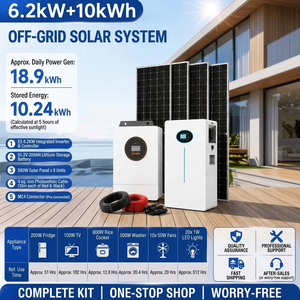 Sistema de Generación de Energía Solar Fotovoltaica Fuera de la Red, Silicio Monocristalino de Alta Eficiencia, Salida de 220v, Bl-10000l, Instalación Gratuita, Bl-10 - Product Image 1