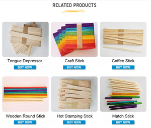 Tùy Chỉnh Cấp Thực Phẩm In Logo Gỗ Bạch Dương Số Lượng Lớn Popsicle Gậy - Product Image 3