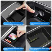 Kit Complet d'Accessoires Intérieurs de Luxe en TPU Premium pour Tesla Model Y/3 2021-2025 – Vente en Gros, Approvisionnement Centralisé