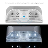 Lampe Led avec détecteur de mouvement pir automatique, trou de clé, éclairage intelligent