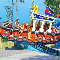 Bateau à bascule géant pour enfants avec piste, pour jeux de plein air