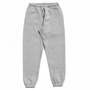 Men's Oversize Custom Sweatpants Heavyweight French Terry <b>Elastic</b> Waist Closure Casual Style Featuring Stacked Cuffs for Women - Product Image 6