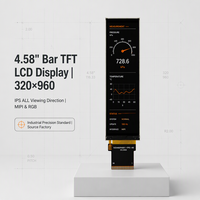 Module d'affichage LCD TFT HZY 4,58 pouces 320*960 IPS RGB 50 broches avec rétroéclairage LED, pilote IC ST7701SN, luminosité 500 nits