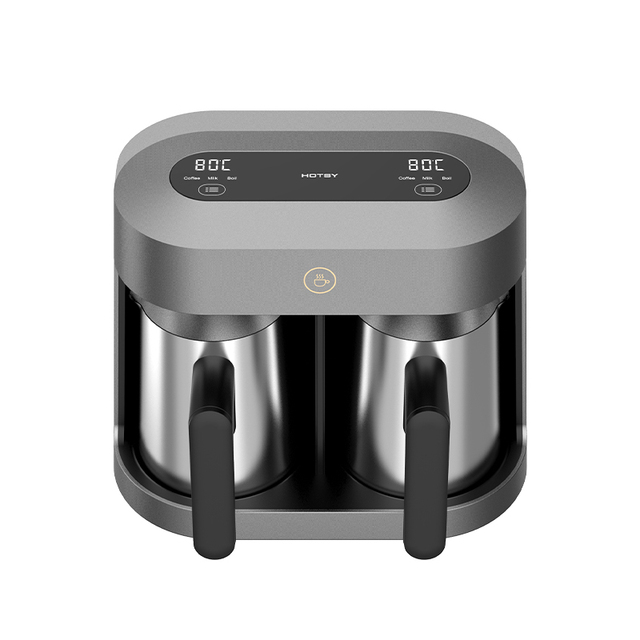 Hotsy New Design Electric Two Cup Turkish Maker 300Ml Stainless Steel Portable Brewing Household Coffee Machine