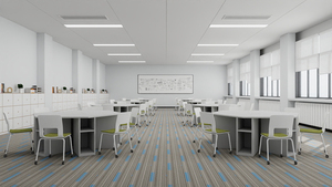 25x100 שטיח אפור לפרויקטים מסחריים, אריחי שטיח נגד החלקה עם אריחי שטיח בהתאמה אישית - Product Image 5