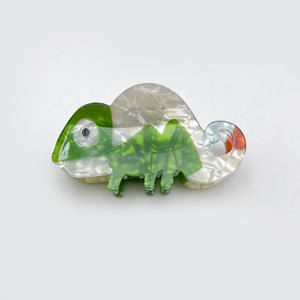 Nouvelle épingle à cheveux 2025 mignonne style coréen, motif dessin animé chiot, cœur doux et girly, pour chiens <span class=keywords><strong>teckel</strong></span> et berger, accessoires capillaires en acrylique - Product Image 4