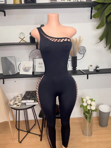 Neuheiten Mode Beliebte Stretchy ärmellose einteilige Spiel anzug Jumps uit - Product Image 3