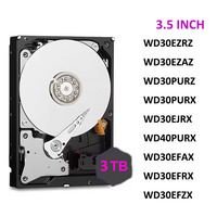 Disque dur de bureau WD20PURX 2 To Purple 3,5'' SATA 6 Gb/s 5400 tr/min 64 Mo pour enregistrement et stockage de systèmes de sécurité CCTV DVR NVR