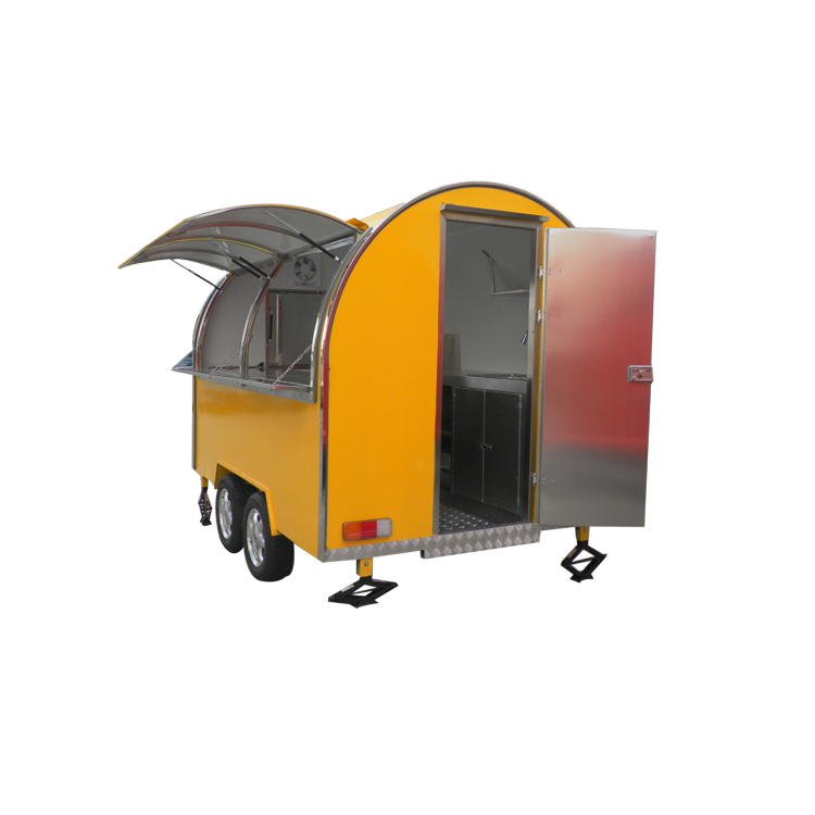 Électrique adapté aux besoins du client de vente de nourriture de rue fournisseur cuisson et de kiosque de vente de