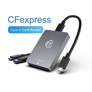 Pembaca kartu CFexpress Tipe A, kecepatan tinggi 10 Gbps USB 3.2 Gen 2 penulis pembaca kartu memori