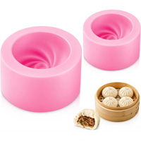 Moule en silicone 3D HY pour raviolis, pains farcis, dim sum, desserts, bougies, argile et outils de fabrication de jouets compressibles
