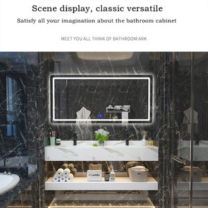 バスルームセットジョージグループカスタマイズホテルプロジェクト洗面化粧台現代医学キャビネットシングルシンク壁 - Product Image 4