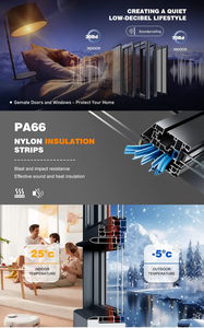 Fenêtre à battant latéral en <span class=keywords><strong>PVC</strong></span> insonorisée de qualité supérieure avec isolation de 25-35 dB <span class=keywords><strong>pour</strong></span> chambres et bureaux - Product Image 5