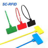Scellé de câble RFID UHF en ABS 860-960 MHz, anti-effraction, auto-bloquant, pour inspection des navires-citernes et des bouteilles de GPL