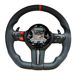 Volante Sportivo in Pelle di Alta Qualità per <span class=keywords><strong>BMW</strong></span> Serie F20 F22 <span class=keywords><strong>F25</strong></span> F30 F32 F35 F36 F10 F12 F15 F16 F80 F07 F01 E70 E90 M3 M5 M6 - Product Image 3