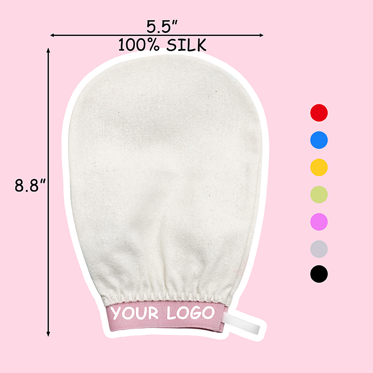 Массажные перчатки для тела и лица с эффектом хамам марокканские рукавицы, скруббер, турецкие вискозные рукавицы для ванны, шелковые перчатки для отшелушивания