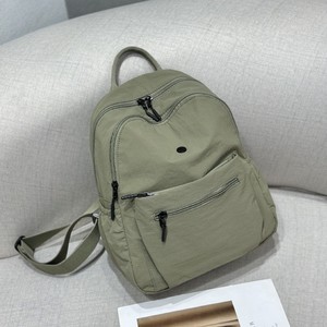 2025 Ba lô vải nylon nhẹ với nhiều túi dây kéo đóng cửa Polyester Lót thực tế cho du lịch đi lại hàng ngày - Product Image 1