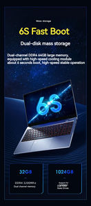 Laptop doanh nghiệp toàn kim loại, thương hiệu OEM nhãn trắng, mới 100%, màn hình 15.6 inch, RAM 32GB/64GB, chip Intel <span class=keywords><strong>Core</strong></span> i5/<span class=keywords><strong>i7</strong></span>/i9 thế hệ 9/10/11/13 - Product Image 4