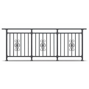 <span class=keywords><strong>Ringhiera</strong></span> per <span class=keywords><strong>Balcone</strong></span> in Ferro Battuto e Lega di Alluminio, <span class=keywords><strong>Parapetto</strong></span> per Scale Esterne Personalizzato Secondo Disegni, Montaggio a Pavimento - Product Image 5
