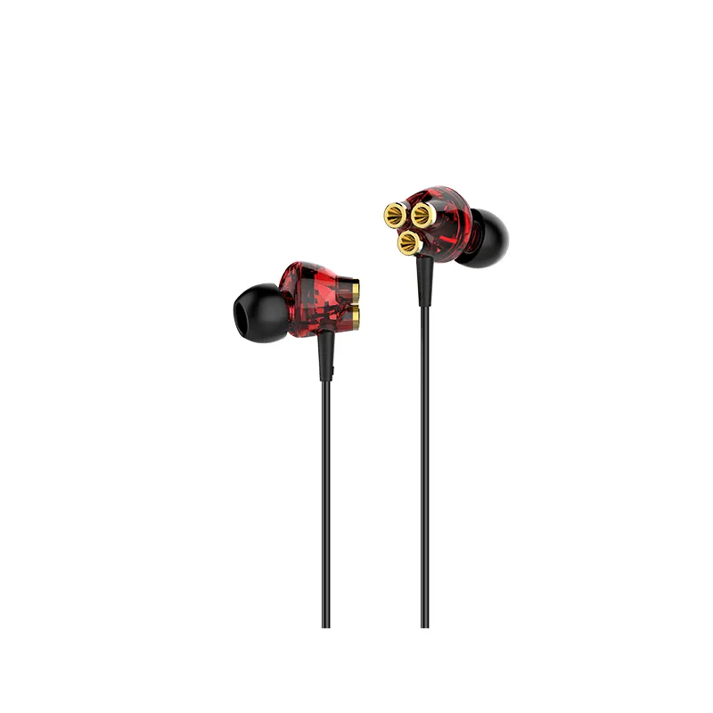 QS1 Wholesale 3.5mm jack bass earphones headphone handsfree stereo in-ear wired earphone for mp3 player